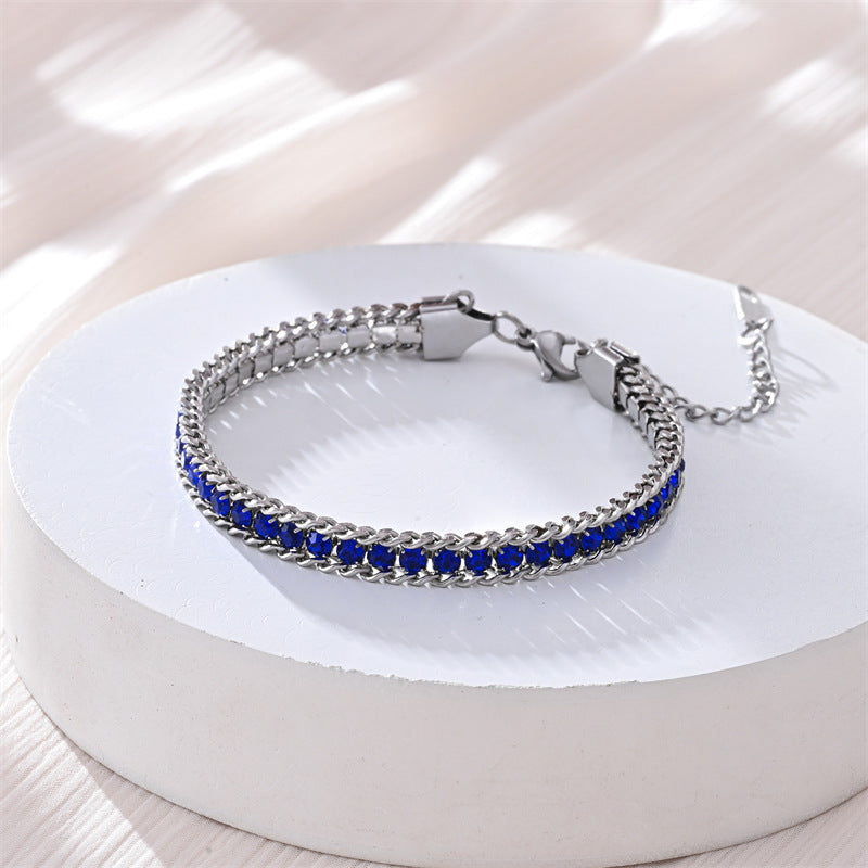 Fashionable Light Luxury Full Diamond Bracelet