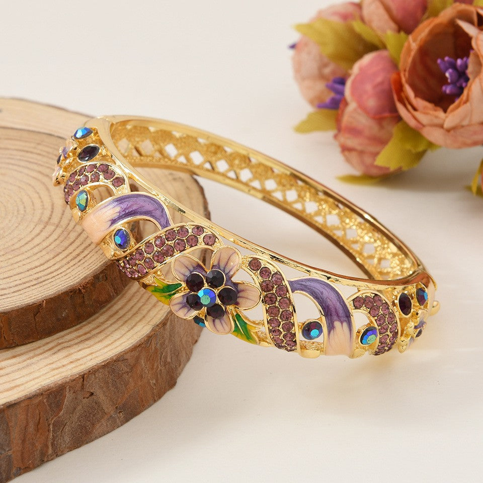 Korean-style Fashionable Crystal Bracelet For Women