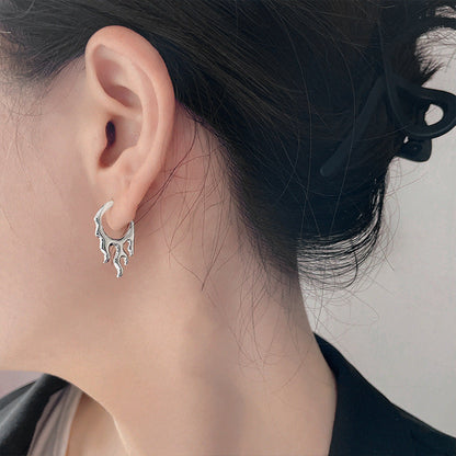 European And American-style Minimalist Plain Earrings