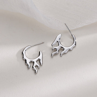 European And American-style Minimalist Plain Earrings